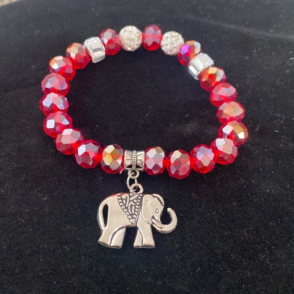 Beaded Bracelet w/ Charm